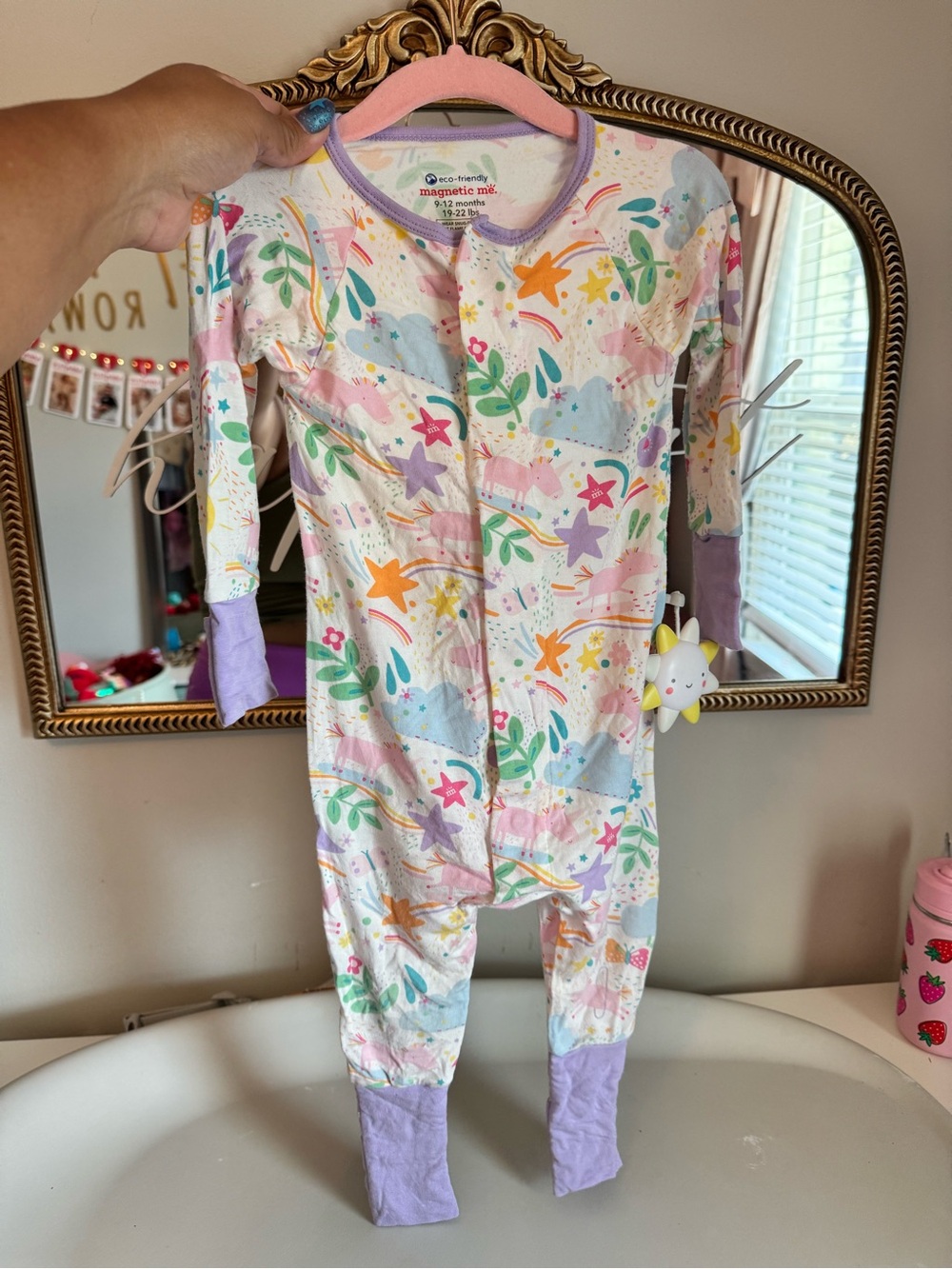 Sunny Day Vibes Modal Magnetic Me Coverall Pajama 9-12 months